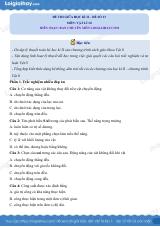 Đề thi học kì 2 Vật lí 10 Chân trời sáng tạo - Đề số 13